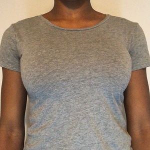 American Eagle Grey crop top